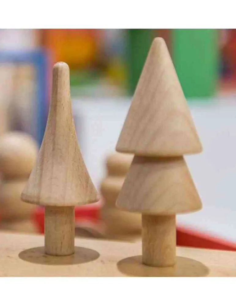 Tickit Arbres de la forêt en bois naturel Montessori Fashion