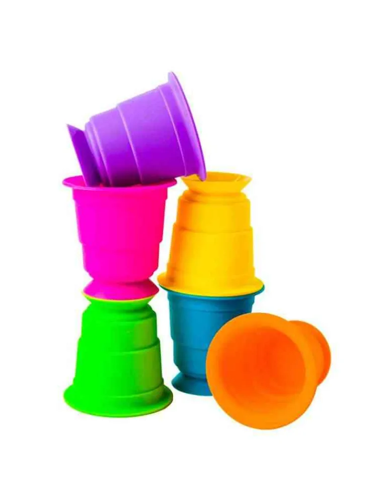 Fat Brain Toys Gobelets ventouse Suction Kupz - - jeu d'éveil New
