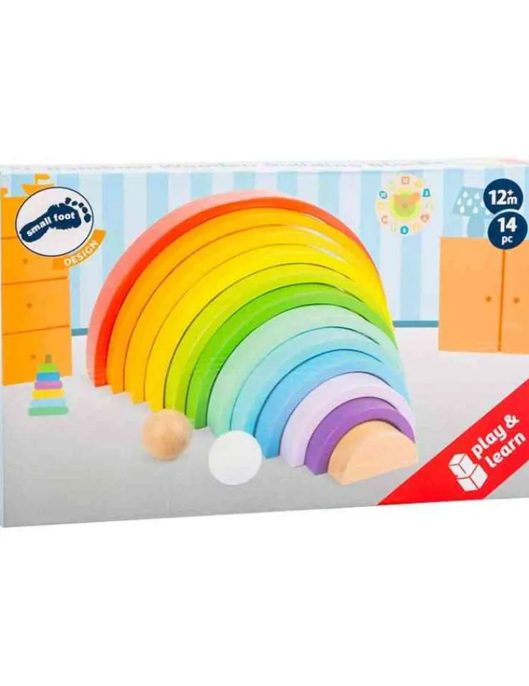 Small Foot Grand arc en ciel XL en bois - - jeu d'éveil montessori Shop