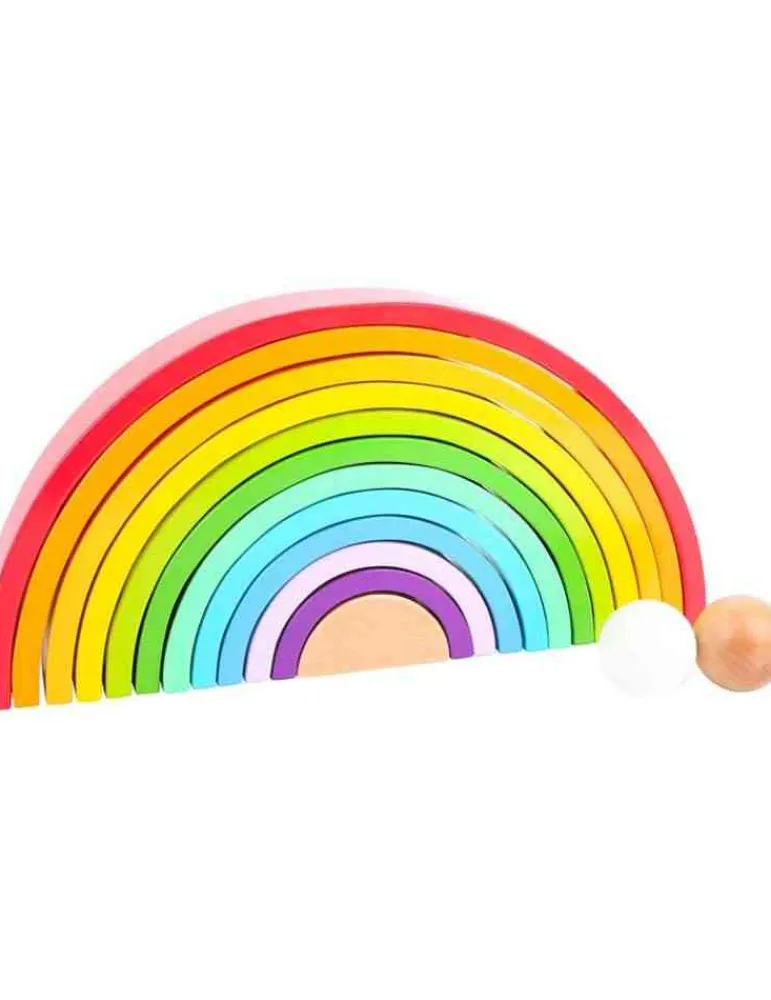 Small Foot Grand arc en ciel XL en bois - - jeu d'éveil montessori Shop