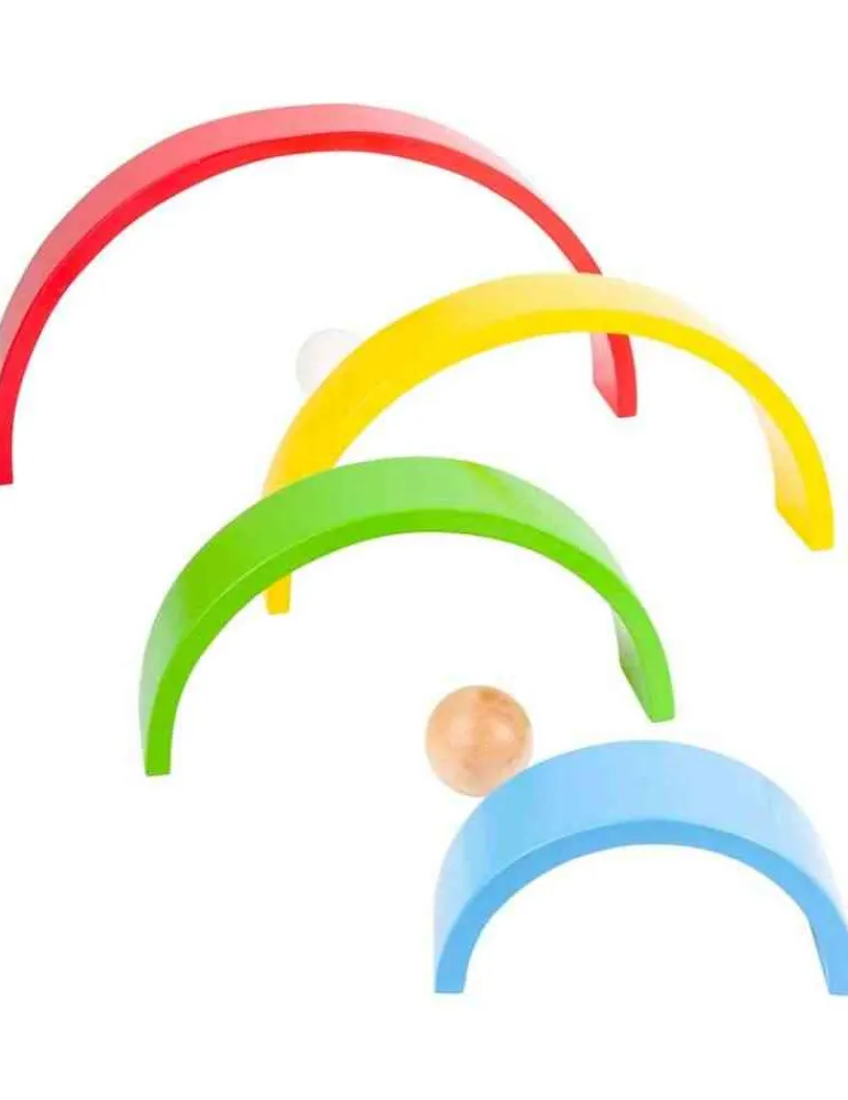 Small Foot Grand arc en ciel XL en bois - - jeu d'éveil montessori Shop