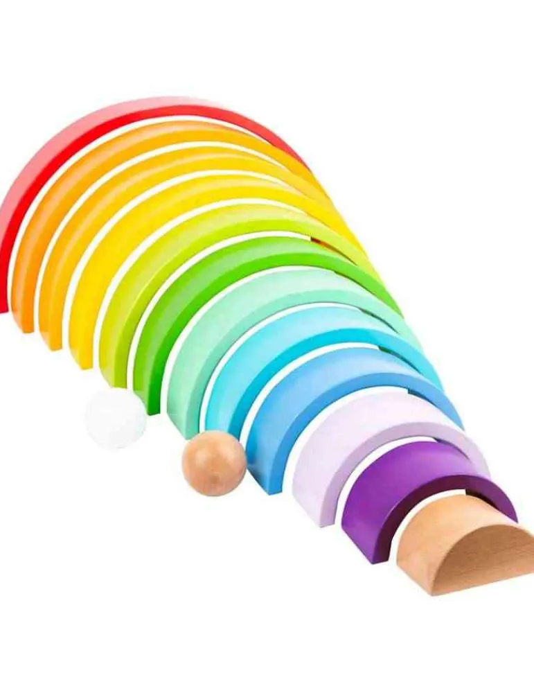 Small Foot Grand arc en ciel XL en bois - - jeu d'éveil montessori Shop