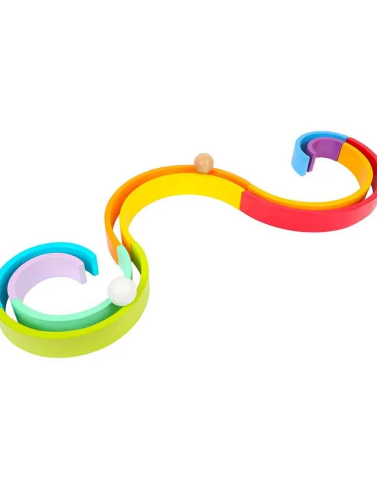 Small Foot Grand arc en ciel XL en bois - - jeu d'éveil montessori Shop