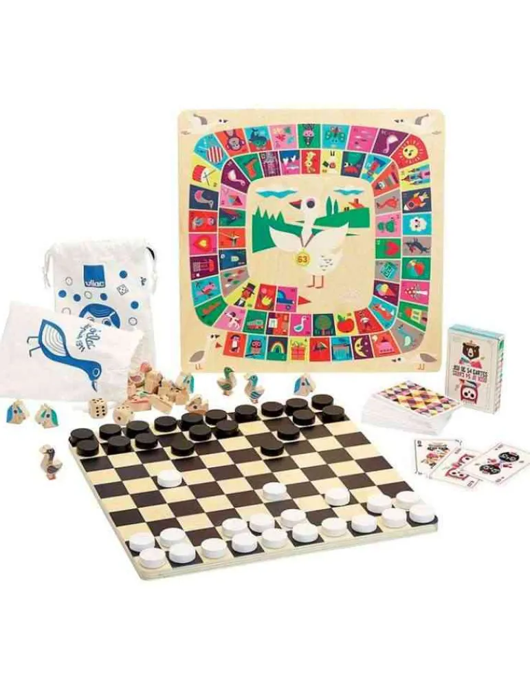 Vilac Grand coffret multi-jeux par Ingela P.Arrhenius Cheap