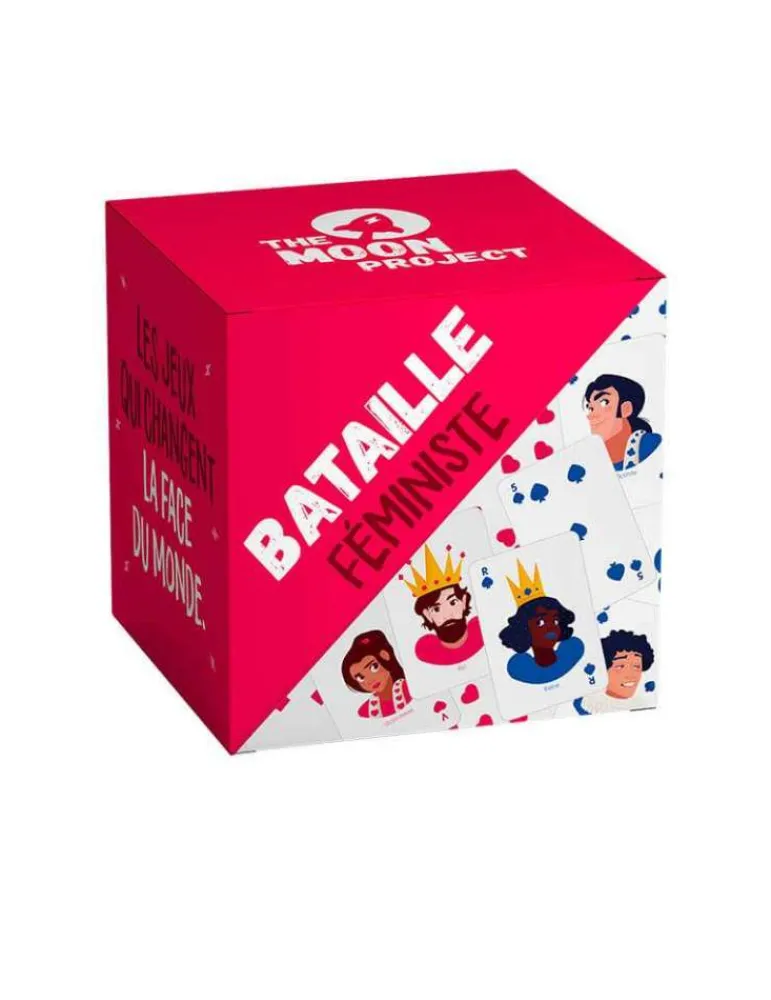 Topla Jeu de 52 Cartes Bataille Féministe - - The Moon Project Store