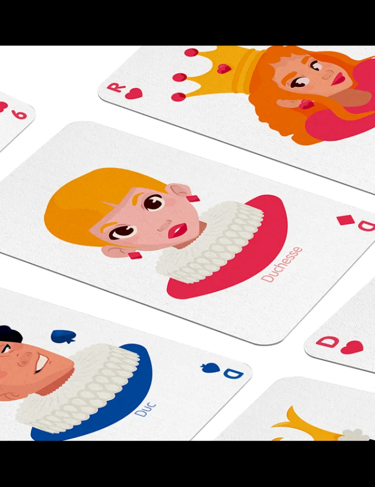 Topla Jeu de 52 Cartes Bataille Féministe - - The Moon Project Store
