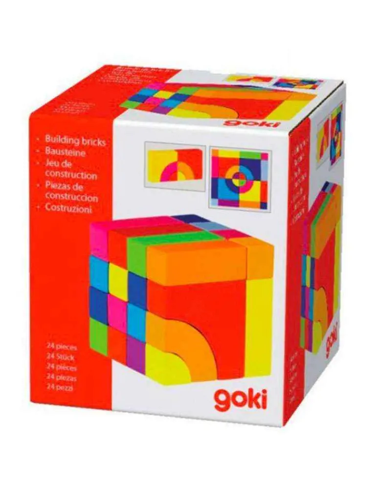Goki Jeu de construction et jeu de mosaïque en bois - Online