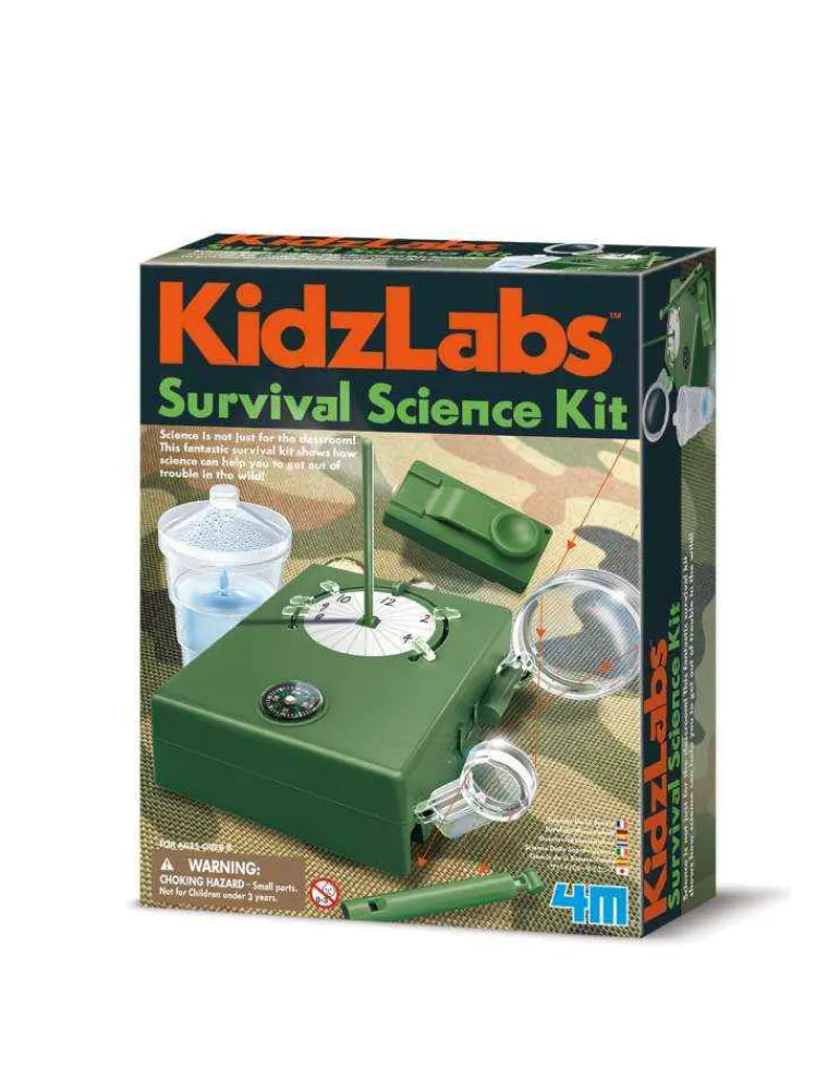 4M Kit de science de la survie - - kidzlabs - jouet scientifique Outlet