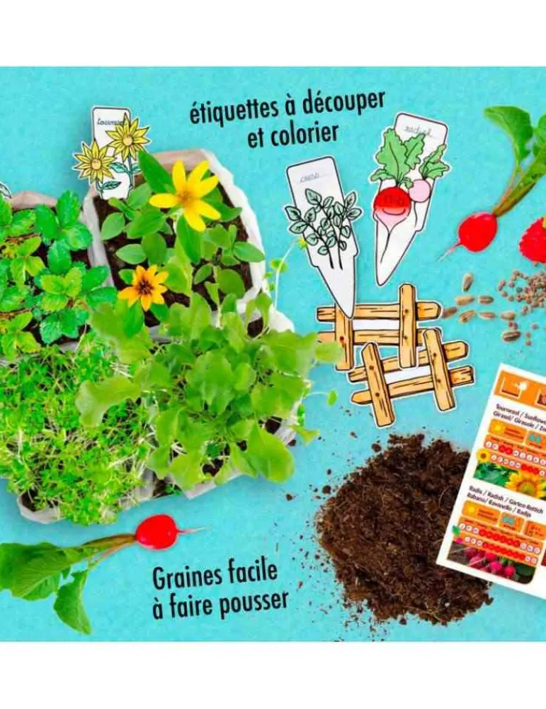 Radis et Capucines L'atelier mini potager - Radis et Capucine Best