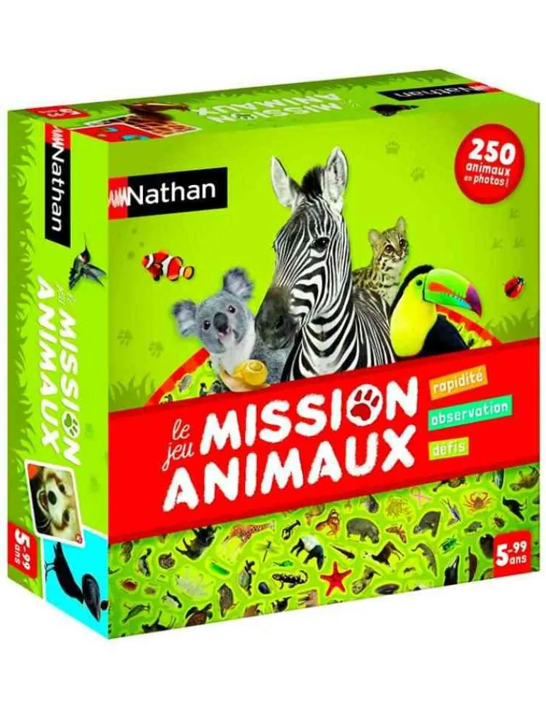 Repos Production Mission animaux - Nathan - jeu de société New