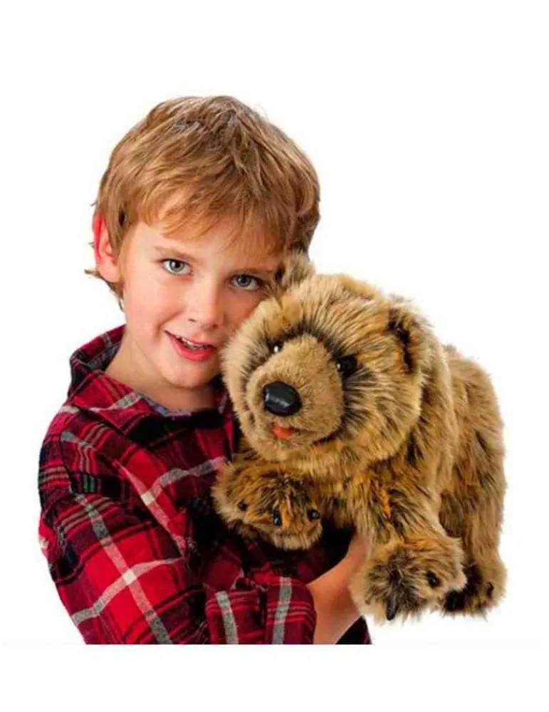 Folkmanis Peluche ours grizzli marionnette Best Sale