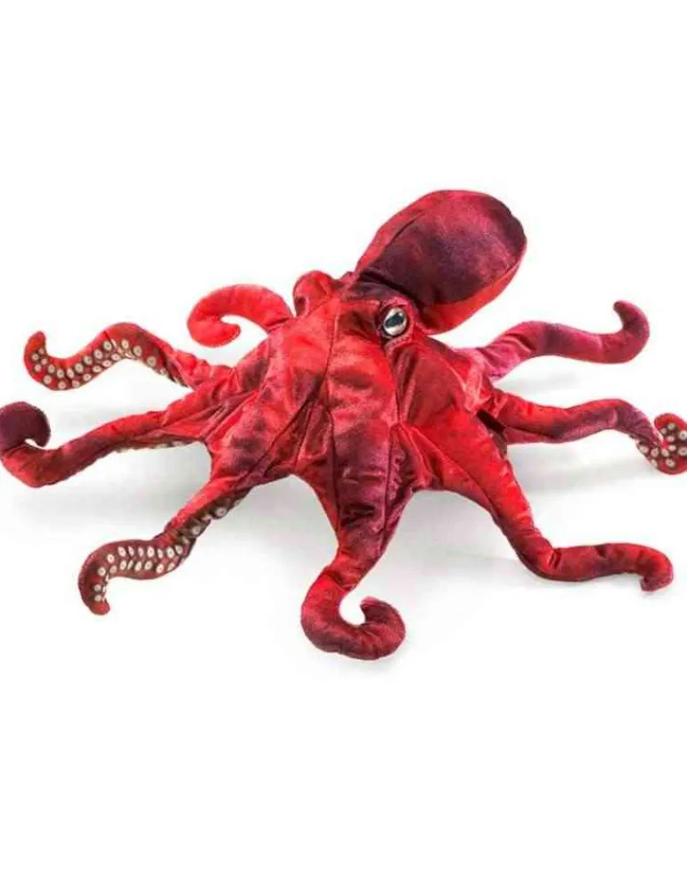 Folkmanis Peluche pieuvre marionnette Clearance