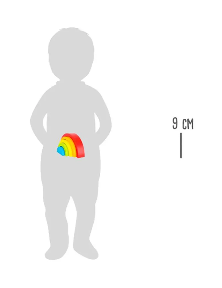 Small Foot Petit arc en ciel - jeu d'éveil - jeu de motricité - Montessori Best Sale
