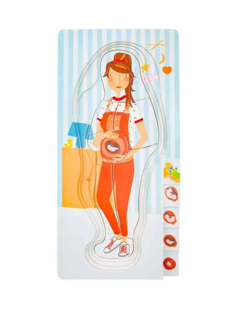 Small Foot Puzzle Anatomie de la Grossesse à étage en bois - Sale
