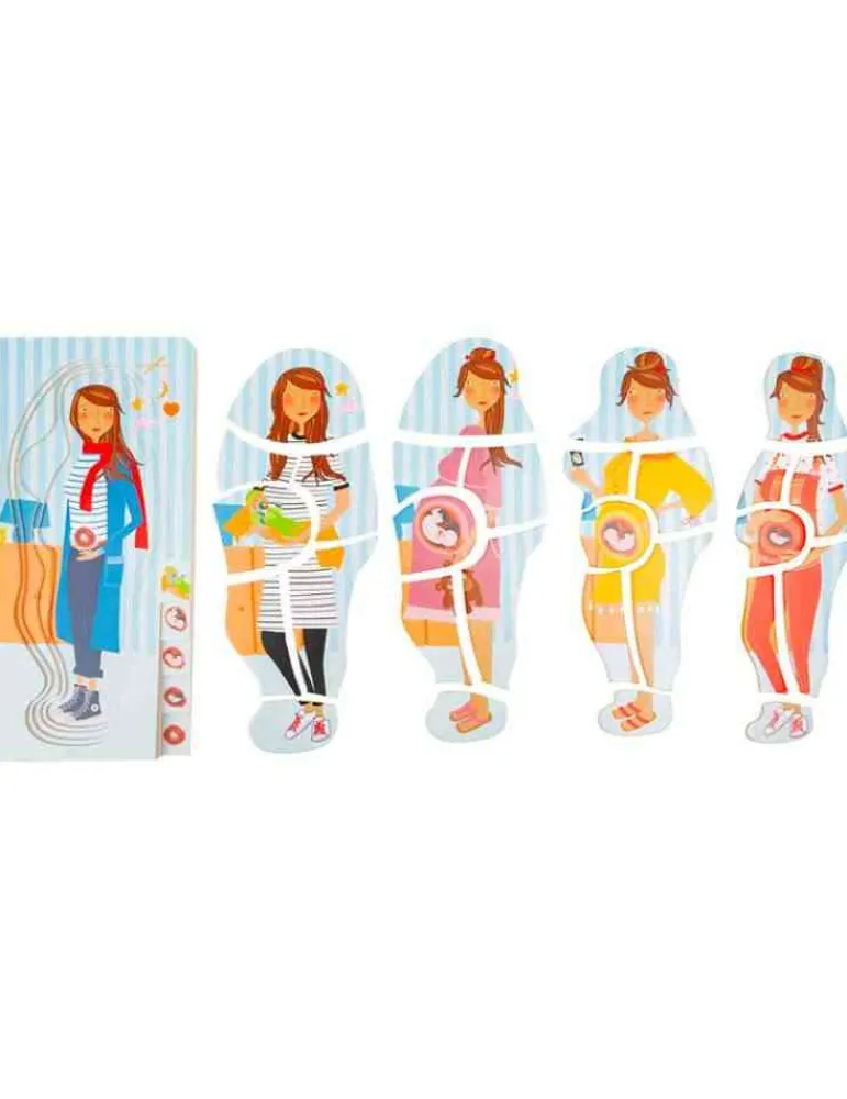 Small Foot Puzzle Anatomie de la Grossesse à étage en bois - Sale