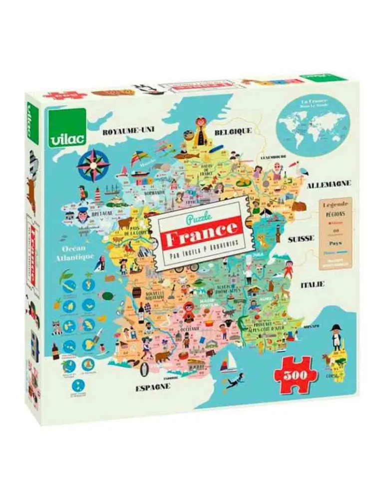 Vilac Puzzle carte de France Online
