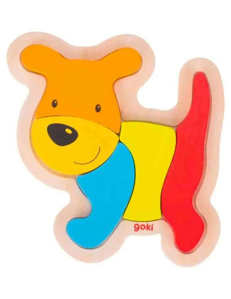 Goki Puzzle chien - Jeu en Bois - Cheap