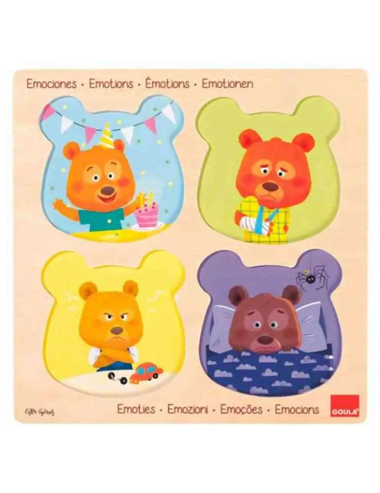 Goula Puzzle ours des émotions Best