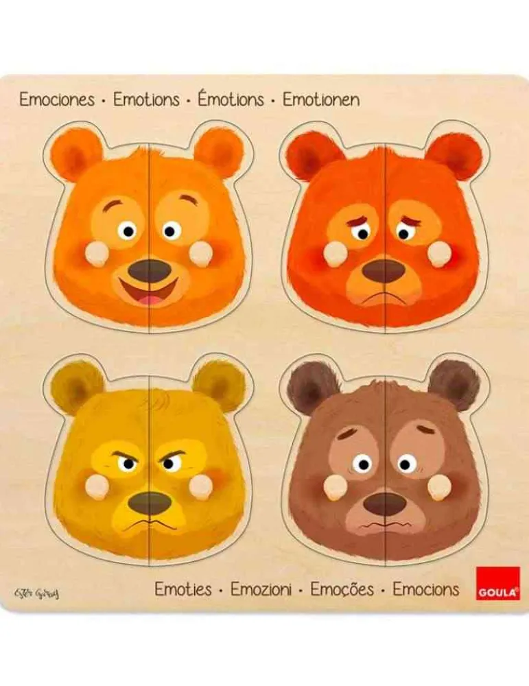 Goula Puzzle ours des émotions Best