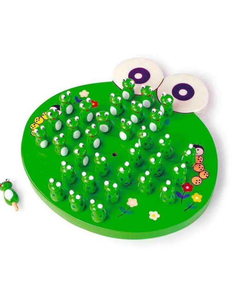 Small Foot Solitaire grenouille - casse tête - Hot