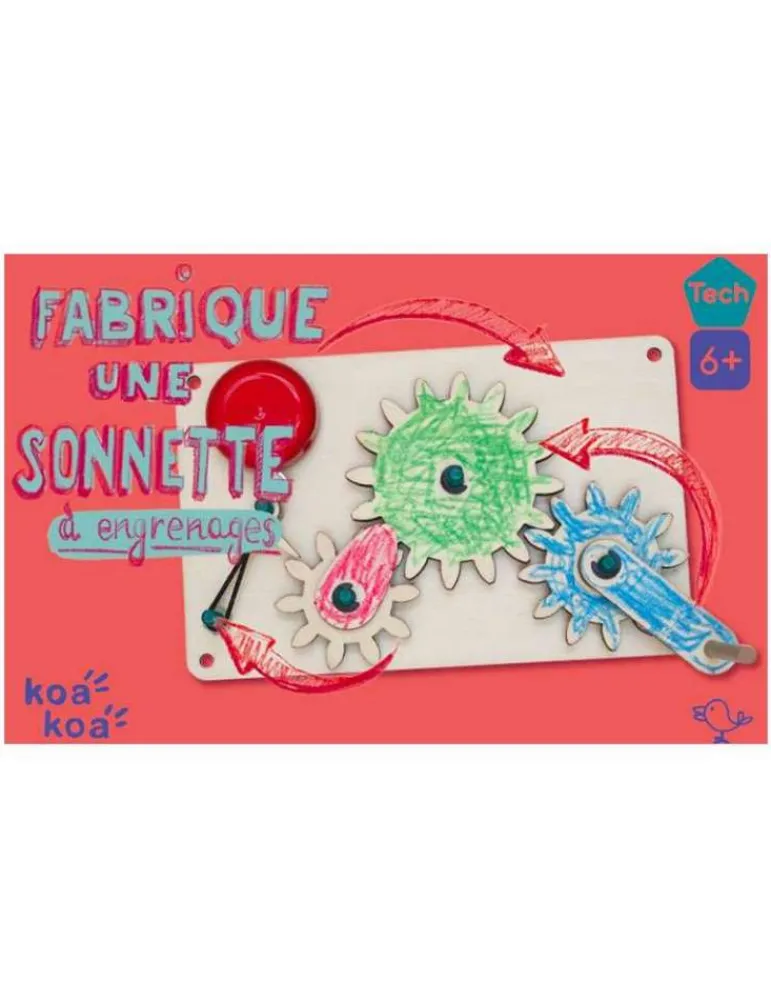 Koa Koa Sonnette à engrenages à fabriquer - diy maker - Online