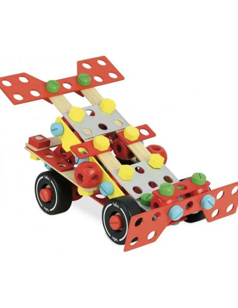 Vilac Super Batibloc - - Jeu de Construction Éducatif en Bois Discount
