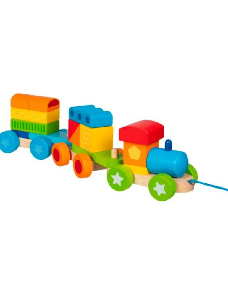 Goki Train à assembler Budapest - jeu en bois à construire - Sale