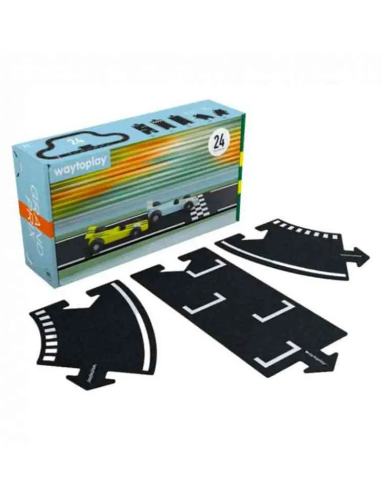 Waytoplay Grand Prix - Circuit flexible 24 pièces Cheap